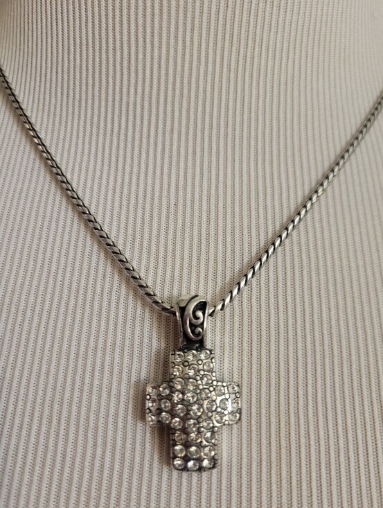 Brighton Jewelry - Brighton Double-Sided Sacred Cross Pendant
